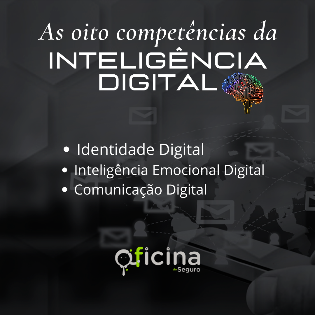 As oito competências da Inteligência Digital: Identidade Digital, Inteligência Emocional Digital e Comunicação Digital